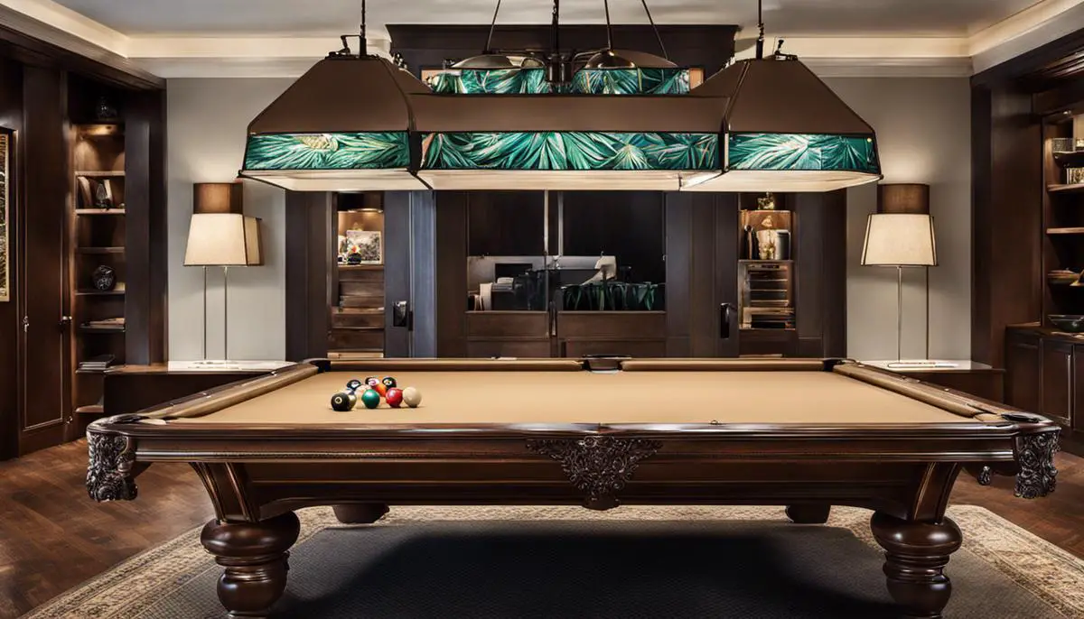 Image of different billiard table sizes
